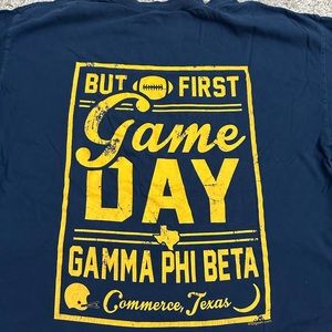 Gamma Phi Beta Game Day tshirt